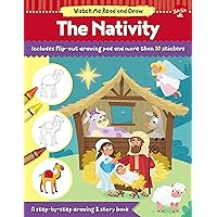 Watch Me Read and Draw: The Nativity: A step-by-step drawing & story book