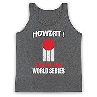 Men's Howzat I Bat for The World Series As Worn by Dennis Lillee Tank Top Vest