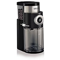 8000035978 GX5000 Professional Electric Coffee Burr Grinder with Grind Size and Cup Selection, 7-Ounce, Black