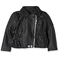 URBAN REPUBLIC Baby Girls Faux Leather Moto Jacket