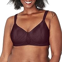 PLAYTEX Women's Perfectly Smooth Coverage Wireless T-Shirt Bra for Full Figures