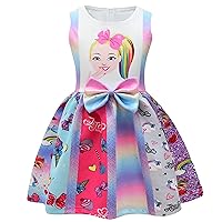 Little Girls JoJo Princess Dress Gown for Toddler Girls Fancy Dress Party