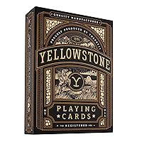 theory11 Yellowstone Premium Playing Cards, Poker Size Standard Index, Luxury Playing Cards