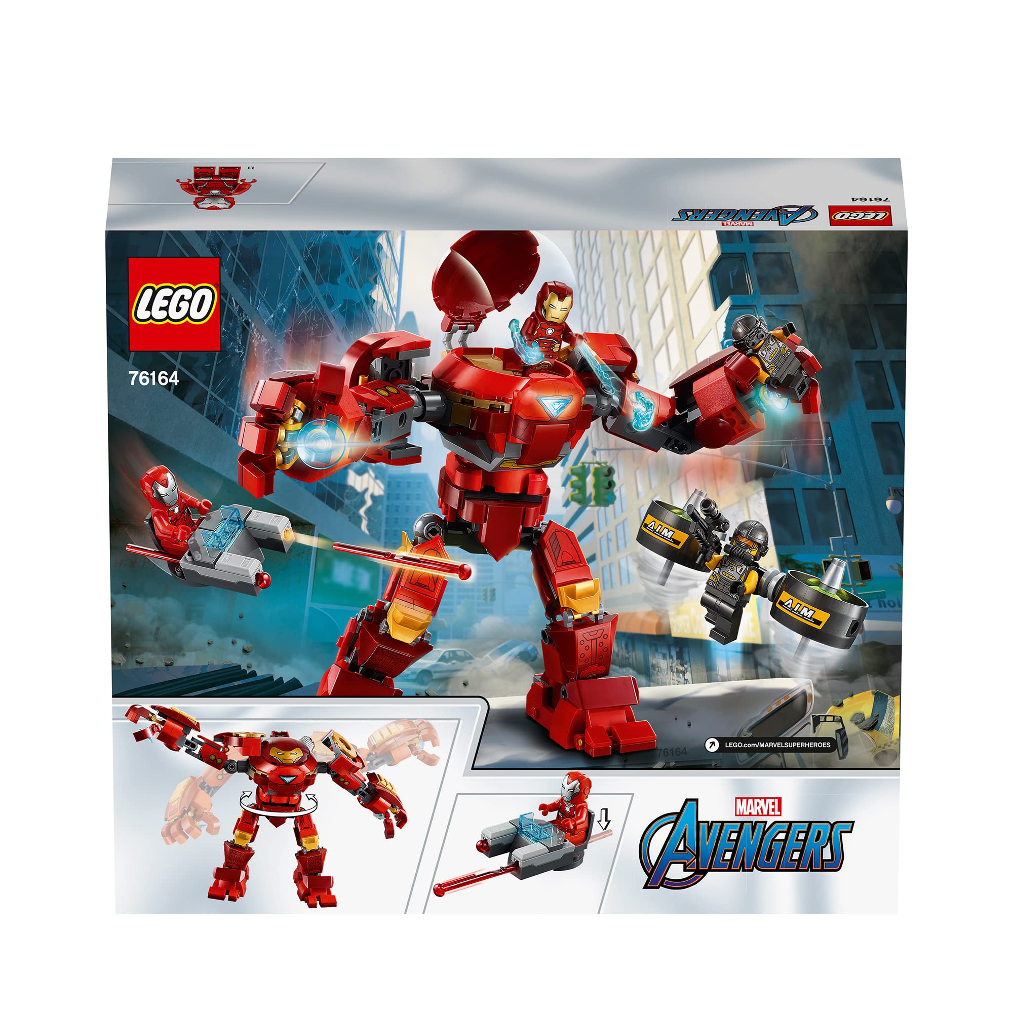 Mua Lego 76164 Super Heroes Iron Man Hulkbuster Versus A.I.M. Agent Trên  Amazon Anh Chính Hãng 2023 | Giaonhan247