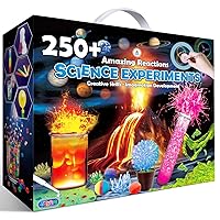 250+ Science Experiments Kits for Kids, Boys Girls Toys Birthday Gifts Ideas, Chemistry Set, STEM Activities Educational Project, Volcano and More Scientist Kit