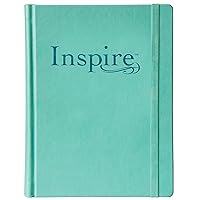 Tyndale NLT Inspire Bible (Hardcover, Aquamarine): Journaling Bible with Over 400 Illustrations to Color, Coloring Bible with Creative Journal Space - Religious Gift that Inspires Connection with God Tyndale NLT Inspire Bible (Hardcover, Aquamarine): Journaling Bible with Over 400 Illustrations to Color, Coloring Bible with Creative Journal Space - Religious Gift that Inspires Connection with God Hardcover