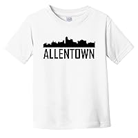 Allentown Pennsylvania Skyline Silhouette Infant Toddler T-Shirt