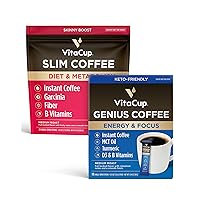VitaCup Instant Genius Coffee 10Ct & Slim 24Ct