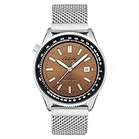 Men's 44mm Aviateur Automatic Watch with Mesh Band CD-1008