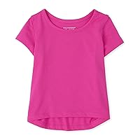 The Children's Place Baby and Toddler Girls High Low Basic Layering Tee