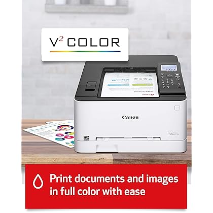 Canon Color Image Class LBP622Cdw -Wireless, Mobile Ready, Duplex Laser Printer, Compact Size - White