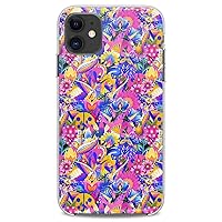 TPU Case Compatible with iPhone 15 14 13 12 11 Pro Max Plus Mini Xs Xr X 8+ 7 6 5 SE Soft Ladybug Floral Slim fit Flexible Silicone Hummingbirds Decorative Flowers Clear Design Print Lightweight