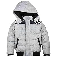 3POMMES Boy's Quilted Winter Bomber Jacket, Sizes 4-12