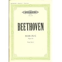 Beethoven - Mass in C Opus 86 Vocal Score (Edition Peters, No 1105) Beethoven - Mass in C Opus 86 Vocal Score (Edition Peters, No 1105) Sheet music