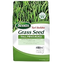Turf Builder Grass Seed Tall Fescue Mix, Grows Deep Roots for a Durable, Livable Lawn, 3 lbs.