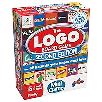 The Logo Mini Board Game Second Edition - The Mini Family Travel Board Game of Brands and Products You Know and Love