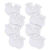 Baby Girls' 8-pack and 12-pack No Scratch Mittens