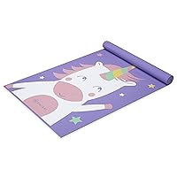 Gaiam Kids Yoga Mat Exercise Mat, Yoga for Kids with Fun Prints - Playtime for Babies, Active & Calm Toddlers and Young Children (60