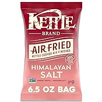 Kettle Brand Potato Chips, Air Fried Himalayan Salt Kettle Chips, 6.5 Oz Bag