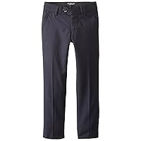 Isaac Mizrahi Black Label Little Boys' Slim Little Solid Fit Wool Pant