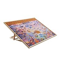 Buffalo Games - Fully Assembled Puzzle Easel - Jigsaw Puzzle Accessory - Mat Surface Puzzle Area - Adult Puzzles up to 2000 PC