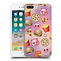 Head Case Designs Officially Licensed Emoji® Food Patterns Hard Back Case Compatible with Apple iPhone 7 Plus/iPhone 8 Plus