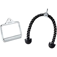 Amazon Basics Weight Machine Accessories Cable Bar Handle Rope