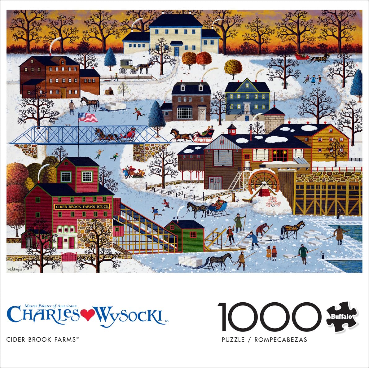 Buffalo Games - Charles Wysocki - Cider Brook Farms - 1000 Piece Jigsaw Puzzle