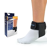 Powerstep Achilles Tendon Strap – Adjustable Compression Brace with Built-in Gel Pad – Foot and Ankle Support for Achilles Tendonitis – Perfect for Long-Term Wear During Activity or Rest