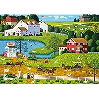 Buffalo Games - Charles Wysocki - Jolly Hill Farms - 300 Large Piece Jigsaw Puzzle