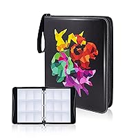 Card Binder for Cards, CHELSOND 9-Pocket Portable Card Collector
