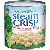 Green Giant SteamCrisp White Shoepeg Whole Kernel Corn, 11 Ounce Can (Pack of 12)