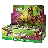 Magic: The Gathering Commander Masters Draft Booster Box - 24 Packs (480 Cards)
