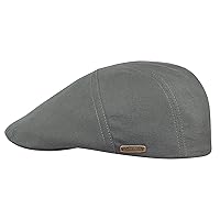 Sterkowski Ivy Five Peaked Cap | 100% Combed Cotton Flat Cap for Men and Women | Lightweight Hand Stitched Classic Cap