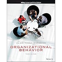 Organizational Behavior Organizational Behavior Loose Leaf Kindle