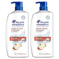 Head & Shoulders Dandruff Shampoo To Clarify Scalp Infused with Apple Cider Vinegar, 2 Count, 32.1 fluid ounces