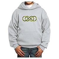 Double Infinity Gold Youth Hoodie Pullover Sweatshirt