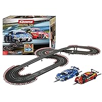 Carrera Digital Electric Slot Car Racing Track Set Includes Two Cars & Two Dual-Speed, D124 Full Speed