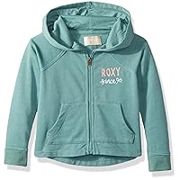 Roxy Girls' Look Happier Zip-up Fleece Sweatshirt