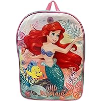 Ruz Kid's Licensed 15 Inch School Bag Backpack (Little Mermaid)