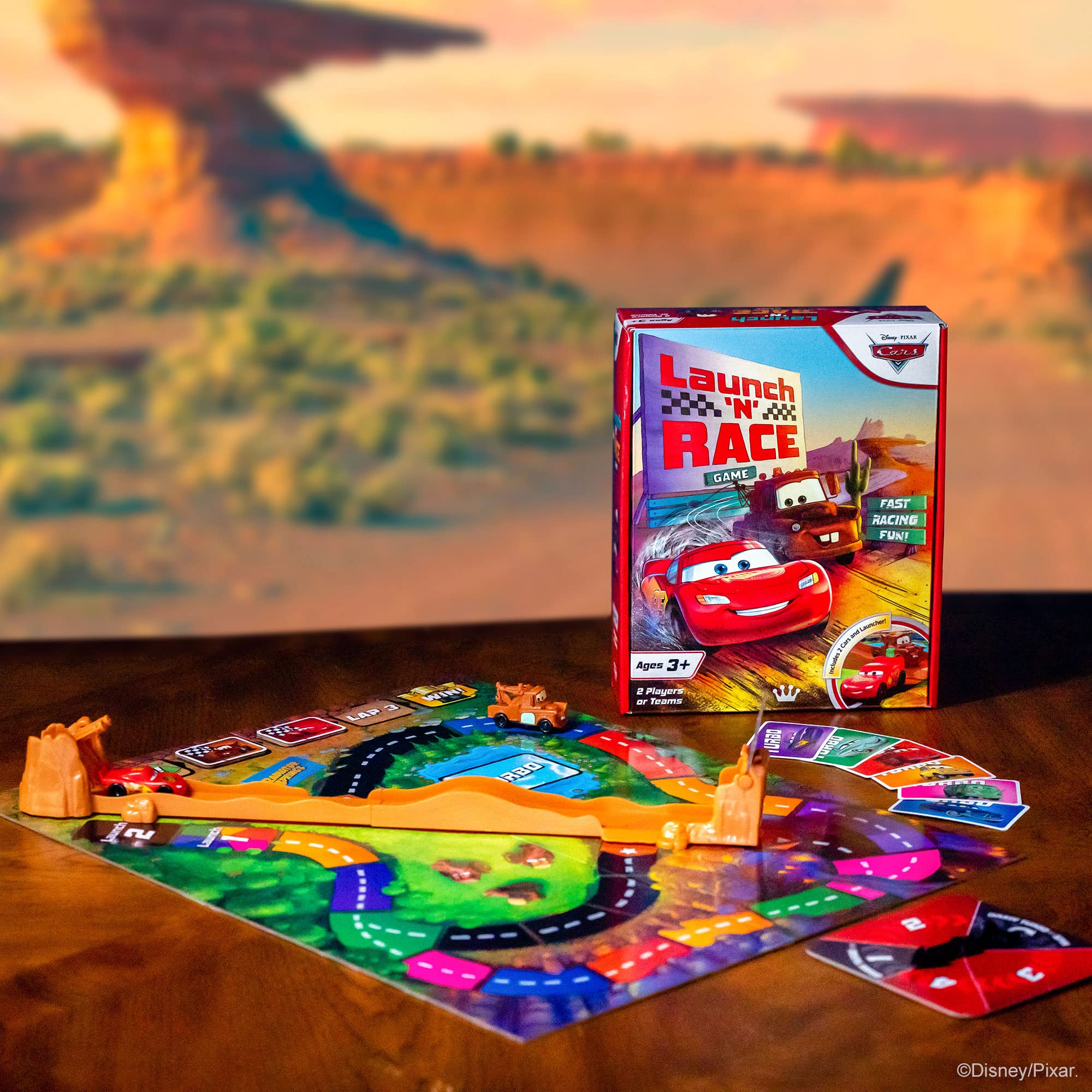 Funko Disney/Pixar Cars Launch ‘N’ Race Game for 2 or More Players Ages 3 and Up