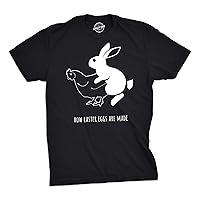 Mens Easter Bunny T Shirts Funny Bunny Tees for Guys Easter Tees for Men