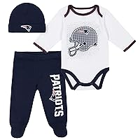 Gerber Unisex Baby NFL Team Footed Pant and Bodysuit Gift Set