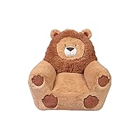 Lion Toddler Chair Plush Character Kids Chair Comfy Pillow Chair for Boys and Girls, 19 in x 20 in x 16 in