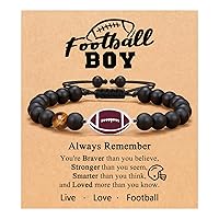 Gifts for Teen Boys, Baseball Basketball Soccer Football Bracelet Gifts for Boys, Birthday Graduation Gifts for Boys, Son, Grandson, Brother, Nephew
