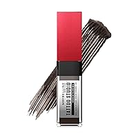 Maybelline Tattoo Studio Brow Styling Gel, Waterproof Eyebrow Make Up, Brow Tint for Up to 36HR Wear, Black Brown, 1 Count