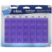 Apex Medi Chest Pill Organizer for Vitamins and Medication - 1 Ea