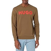 HUGO Men's Big Logo Pullover Sweatshirt