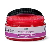 Sugar Body Scrub Hydrangea Rose Great Scrub for Acne Scars Stretch Marks and Foot Scrub It Great Gifts For Women - 8 Fl Oz