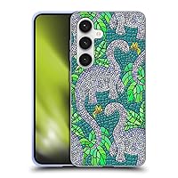Head Case Designs Officially Licensed Micklyn Le Feuvre Mosaic Dinosaurs Patterns 6 Soft Gel Case Compatible with Samsung Galaxy S24 5G